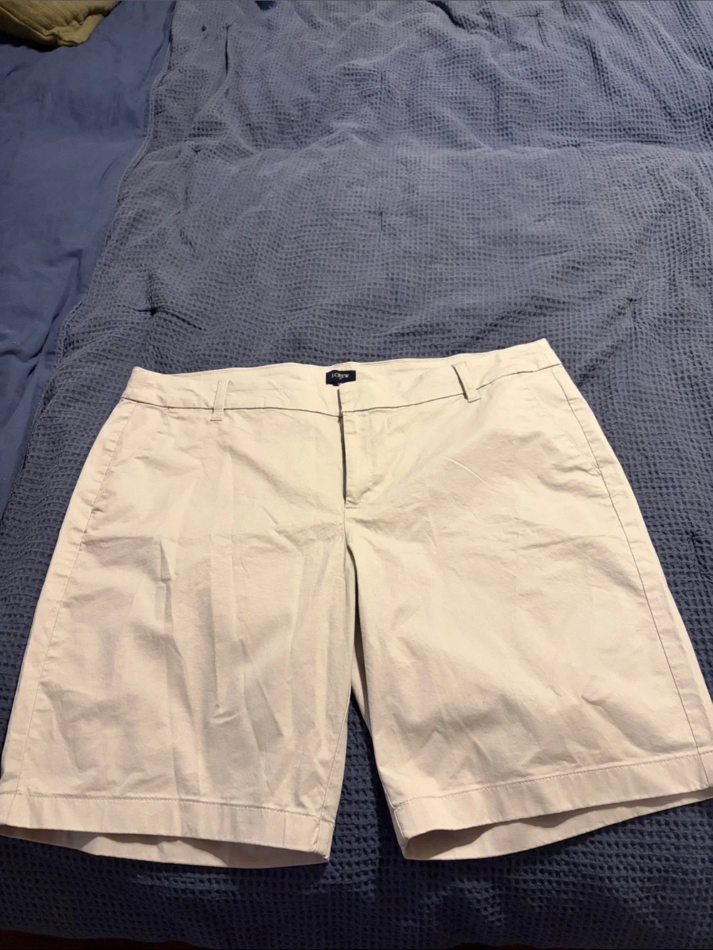 J. Crew Cream Chino Bermuda Shorts